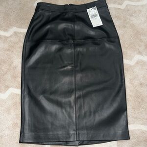 Mango Classic Black Pencil Skirt